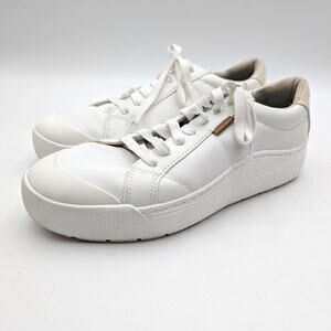 Dr. Scholl's Time Off Lace-Up Sneaker Shoes Women's White Size US10M EU41